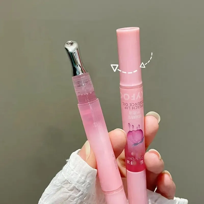 زيت الشفاه العطري بزيت الخوخ -Oil Lip Oil Handmade