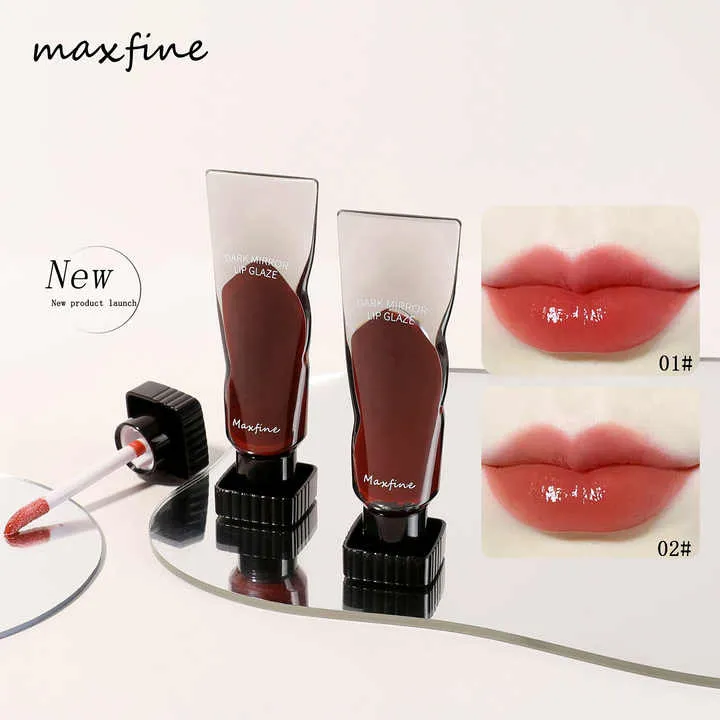 ترطيب الشفاه توهج زيت أحمر الشفاه السائل عالي اللمعان لون النفخ طلاء الشفاه عالي الصبغة Water Gloss Mirror Moisturizing Lip Glow Oil Liquid Lipstick High Shine Color Plumping High
