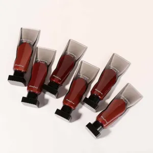 ترطيب الشفاه توهج زيت أحمر الشفاه السائل عالي اللمعان لون النفخ طلاء الشفاه عالي الصبغة Water Gloss Mirror Moisturizing Lip Glow Oil Liquid Lipstick High Shine Color Plumping High
