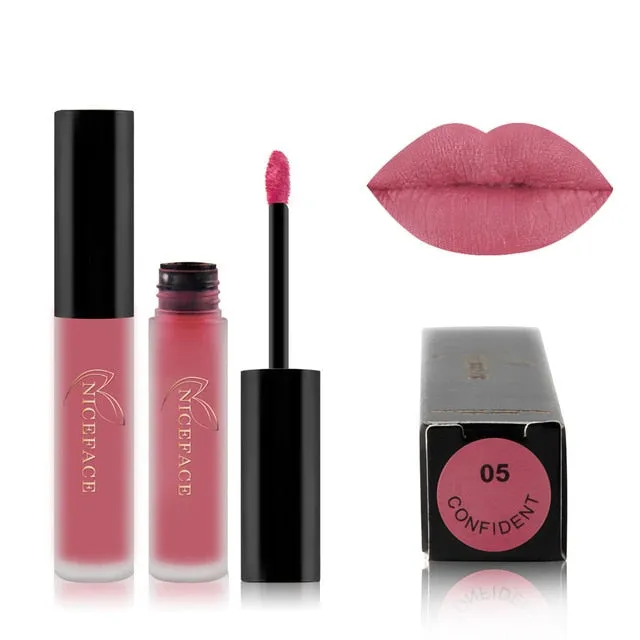 25 color matte liquid lipstick nude lip gloss makeup high pigment lip gloss waterproof lasting moisturizing cosmetics