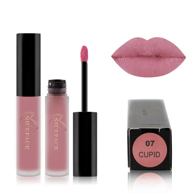 25 color matte liquid lipstick nude lip gloss makeup high pigment lip gloss waterproof lasting moisturizing cosmetics