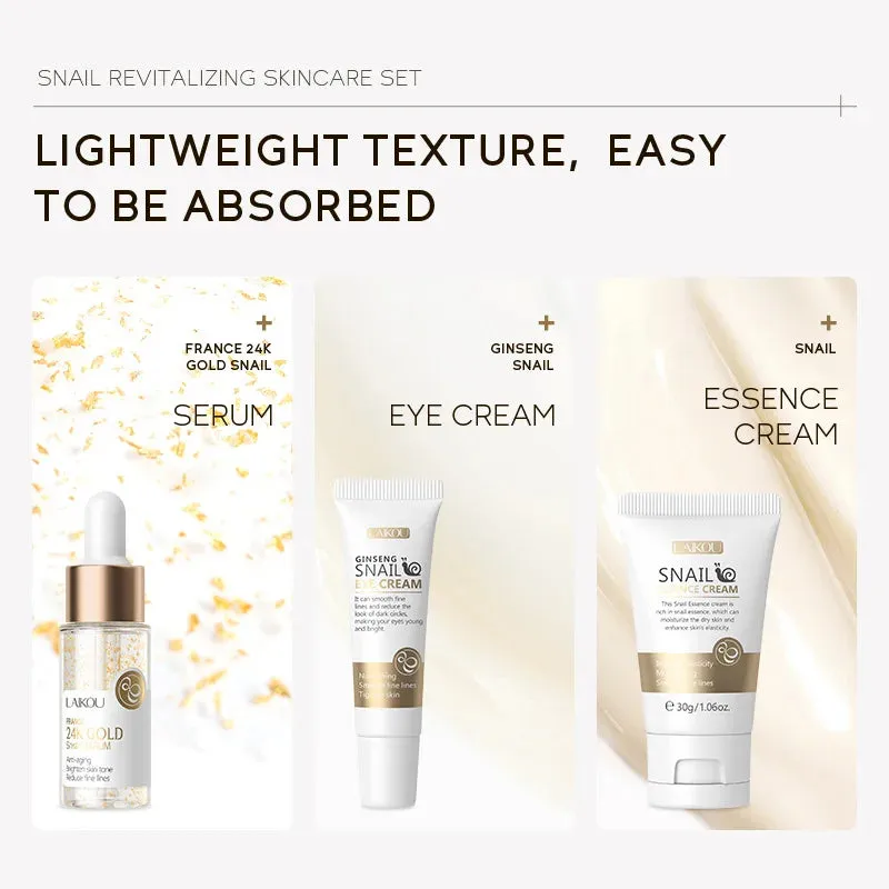3 Piece Vitamin C & 24K Gold Skin Care Set
