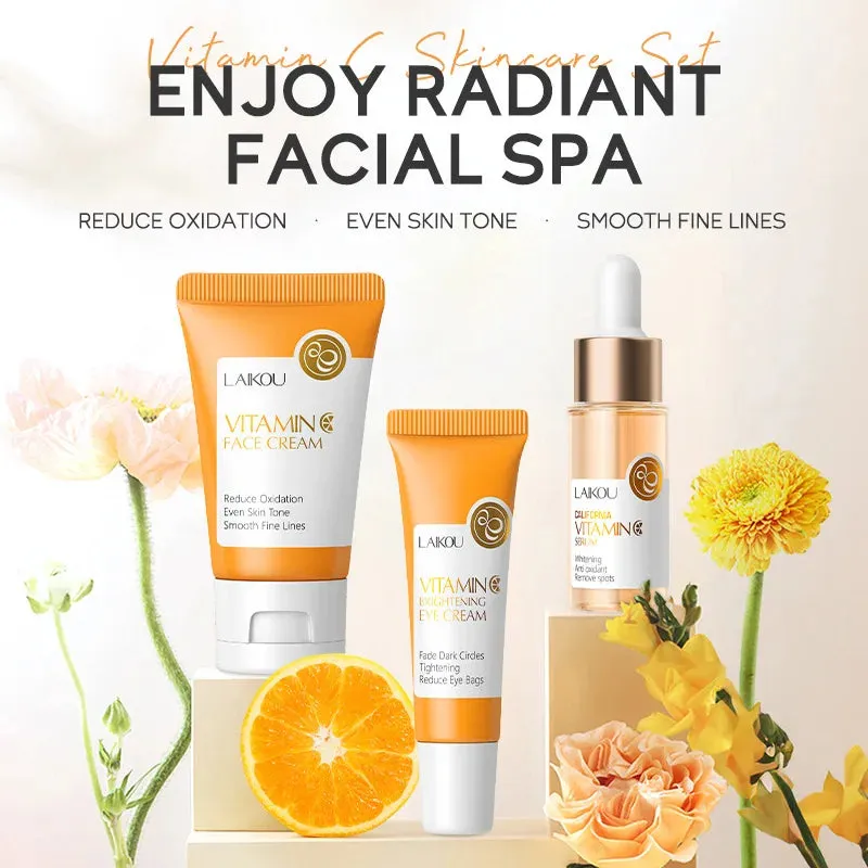 3 Piece Vitamin C & 24K Gold Skin Care Set