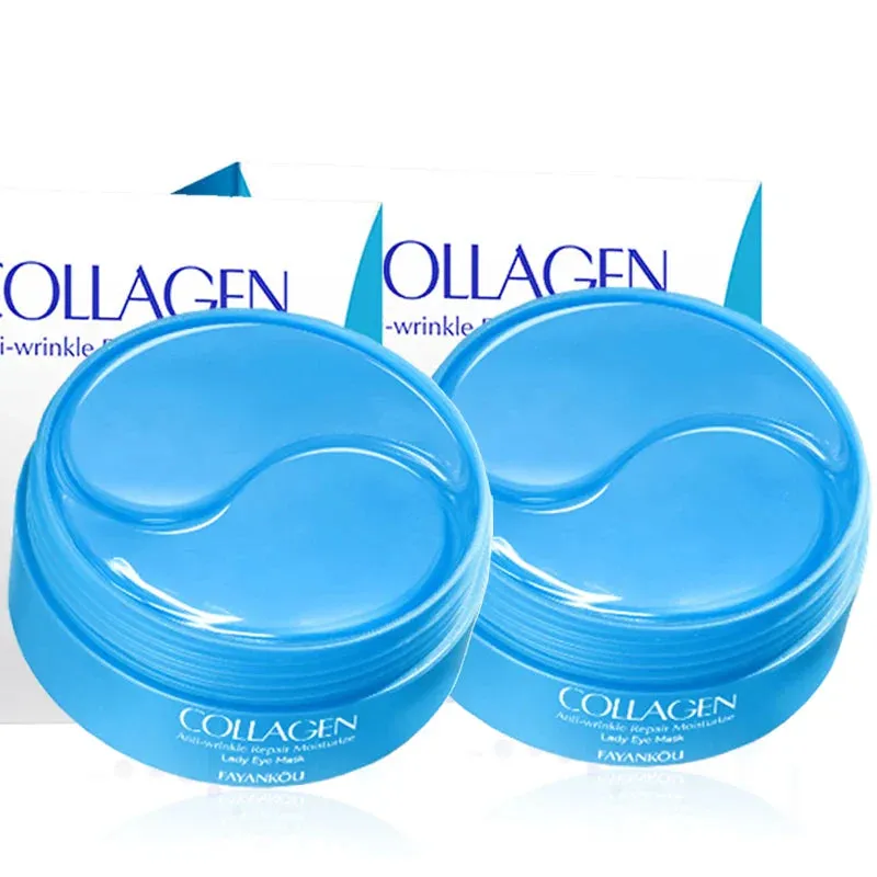60 Piece Crystal Collagen Eye Mask Anti Dark Circles Remove Bags Firming Moisturizing Patches Gel Pads Skin Care