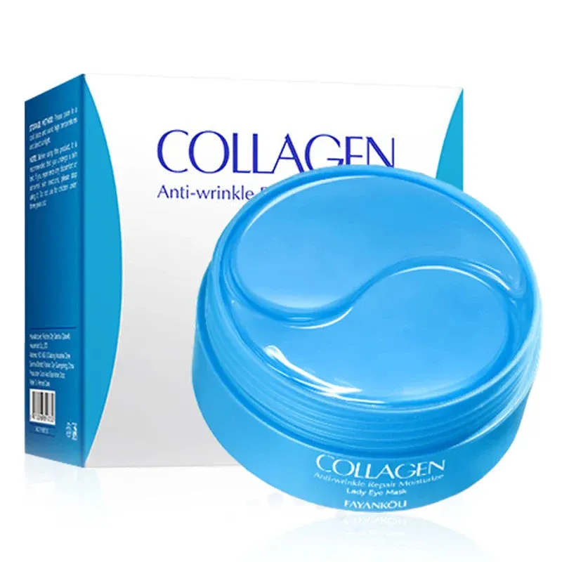 60 Piece Crystal Collagen Eye Mask Anti Dark Circles Remove Bags Firming Moisturizing Patches Gel Pads Skin Care