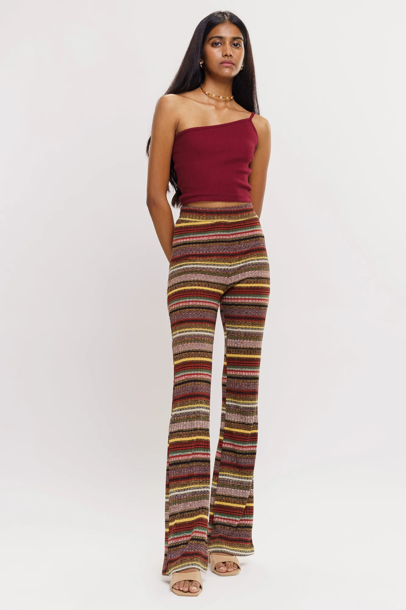 Maroon One Strap Top