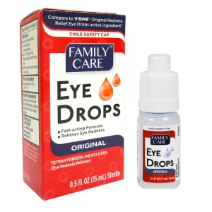 Redness Reliever Eye Drops Lubricant 0.5oz Calms Irritation Relief Moisturize