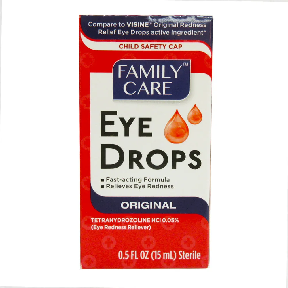 Redness Reliever Eye Drops Lubricant 0.5oz Calms Irritation Relief Moisturize