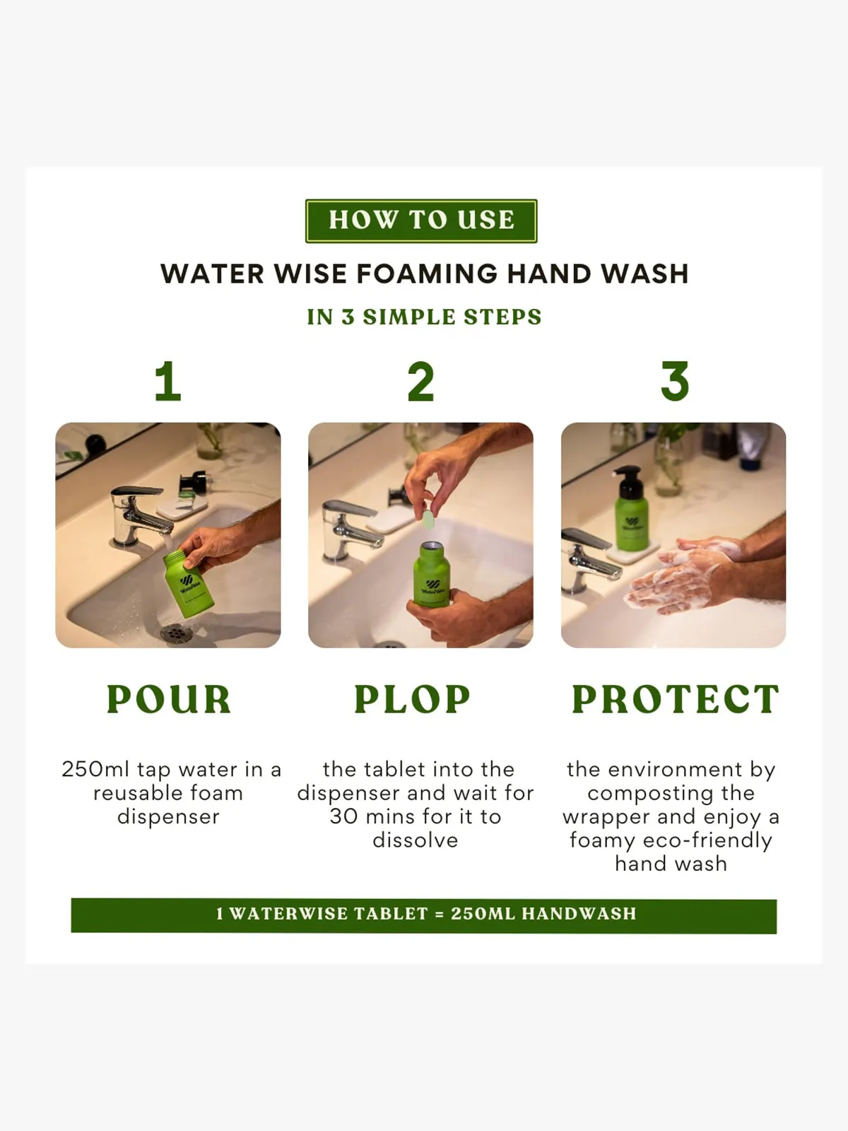 Variety Pack Foaming Handwash Refill Pack of 3 tablets